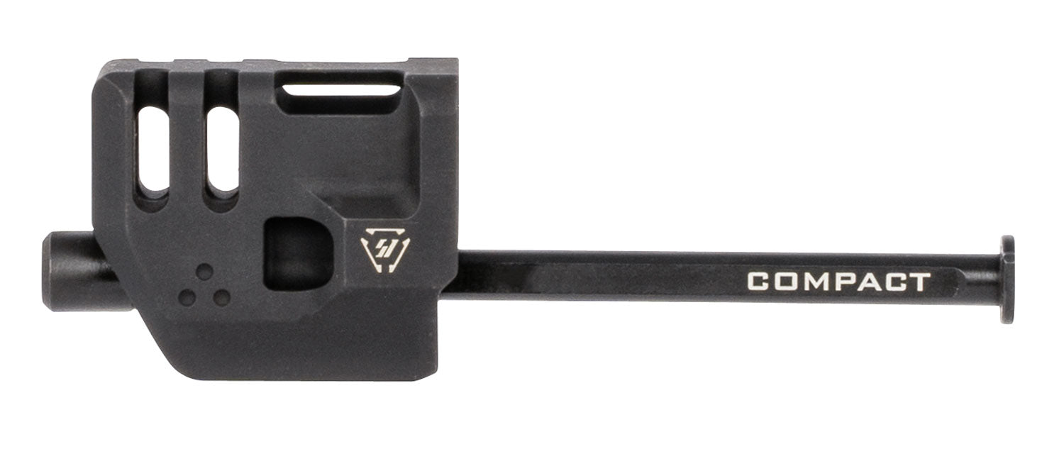 Strike Glock 19 Gen4 9mm Luger Black Aluminum Mass Driver Compensator 1.41" OAL