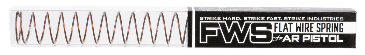 Strike AR Pistol Length Flat Wire Buffer Spring High Energy Efficient Design