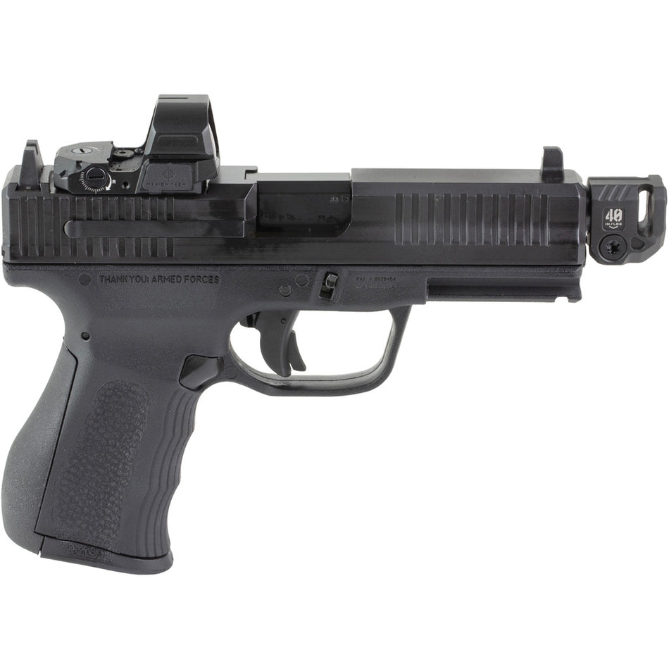 FMK G3 Strike Threaded Barrel Pistol 9mm 4.5 in BLK w/Comp, Red Dot, Sup Sight 14/17rd