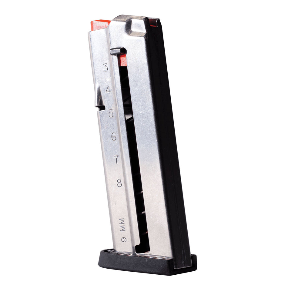 Smith & Wesson 3012704 M&P9 Shield EZ 9mm 8rd Blued Steel Magazine
