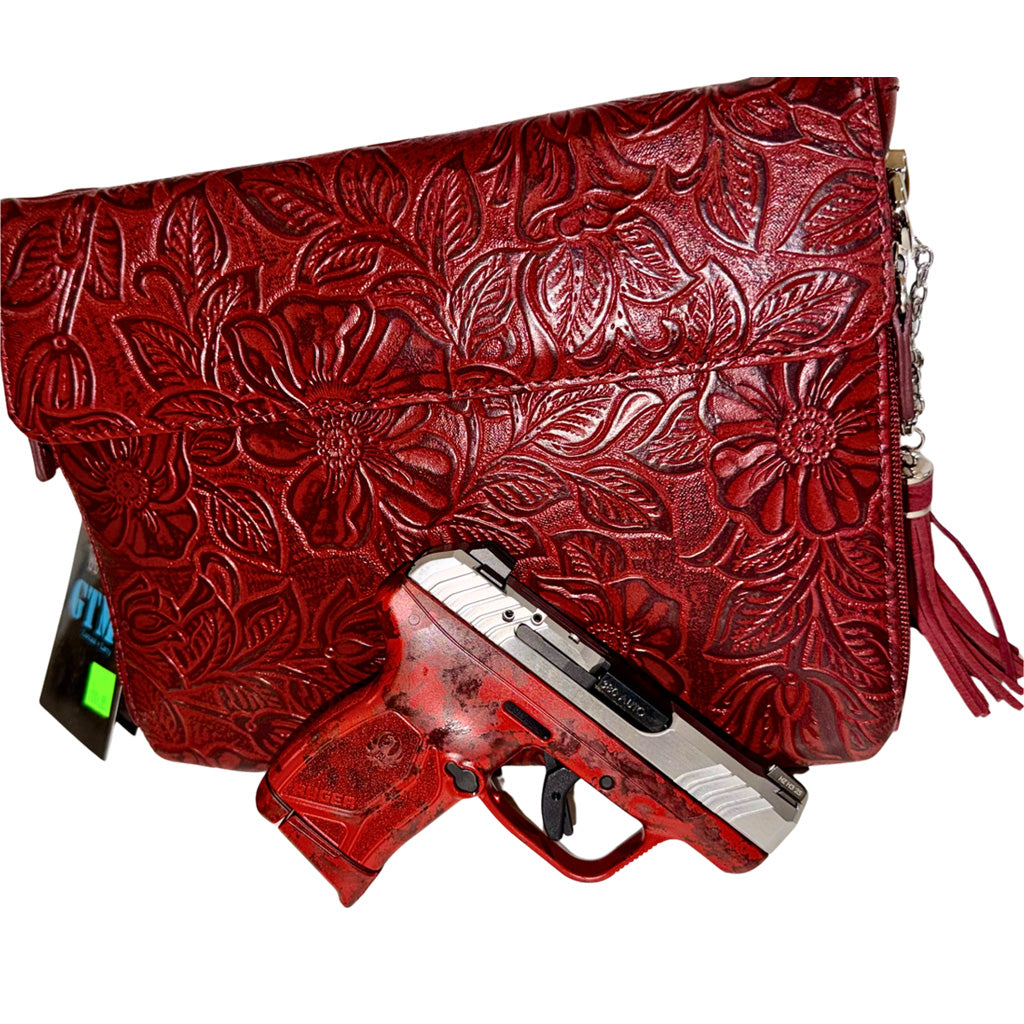 Ruger LCP380 Max Purse Pistol Combo 380 ACP 2.8 in. Black Cherry w/Purse 10 rd.