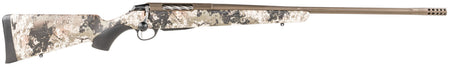 Tikka JRTXVW340 T3x Lite 270 WSM 3+1 24.30" Midnight Bronze Cerakote Fluted Threaded Barrel, Drilled & Tapped Steel Receiver, Veil Wideland Fixed Synthetic Stock, Black Interchangeable Backstrap Grip