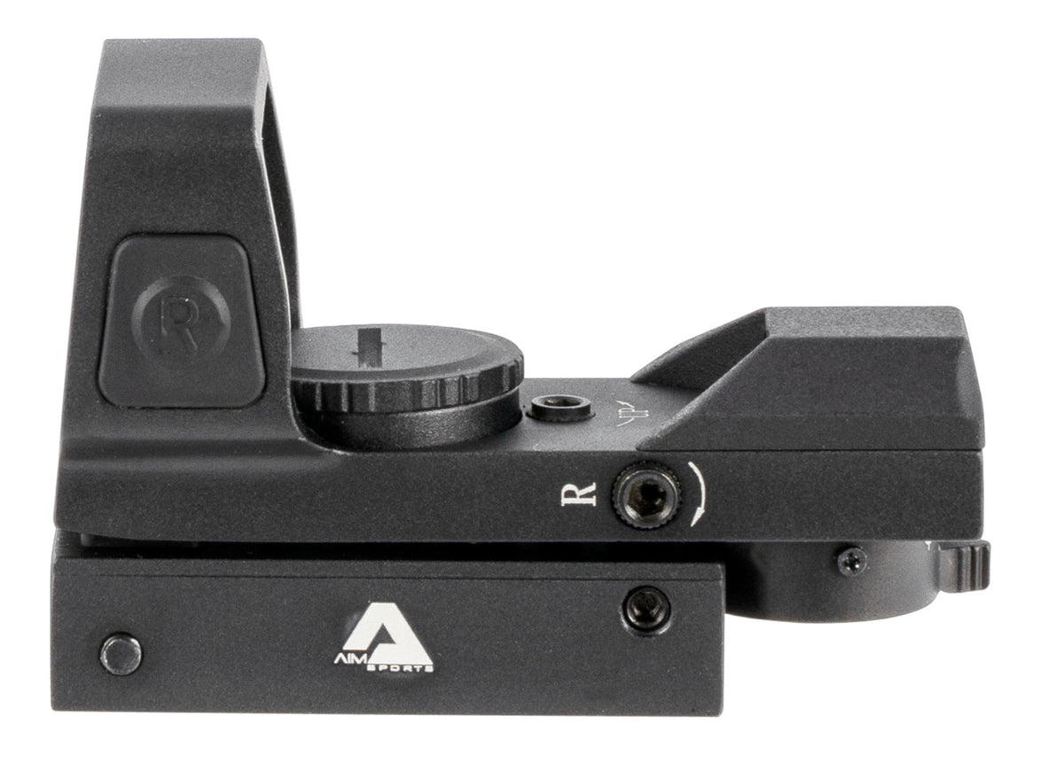 Aim Sports RT503F Full-Size Multi Reticle Reflex Sight 1x33mm Red/Green Matte Black