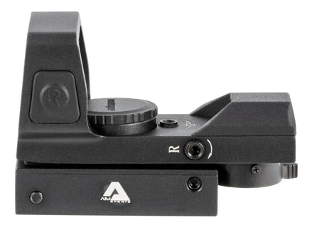 Aim Sports RT503F Full-Size Multi Reticle Reflex Sight 1x33mm Red/Green Matte Black