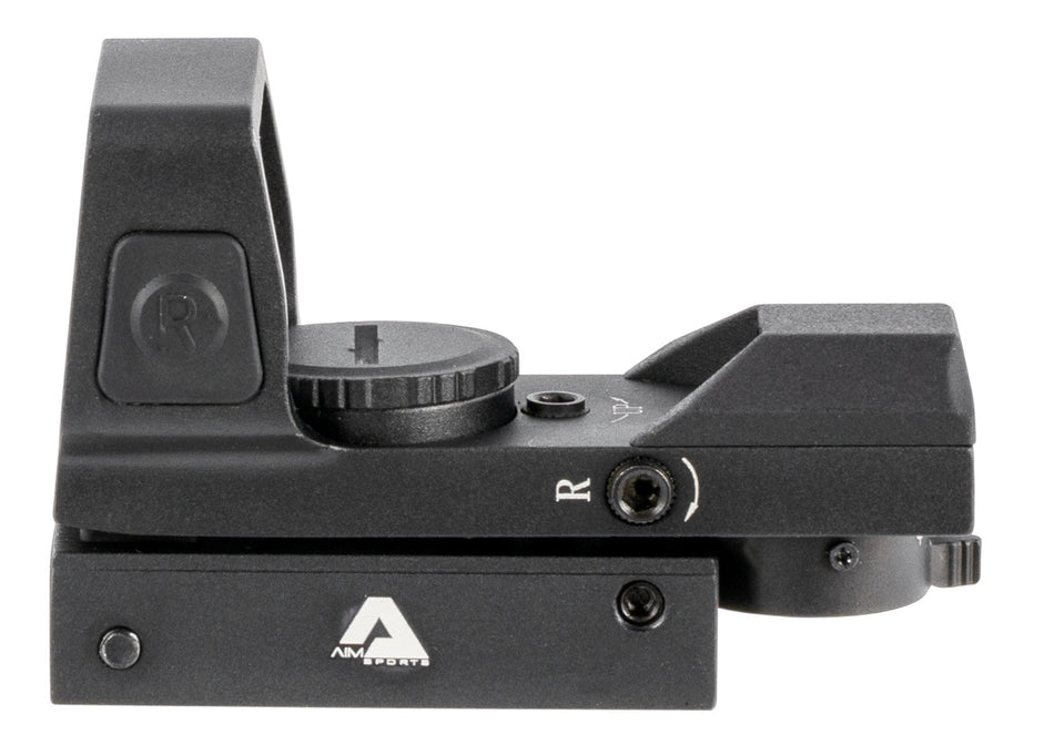 Aim Sports RT503F Full-Size Multi Reticle Reflex Sight 1x33mm Red/Green Matte Black