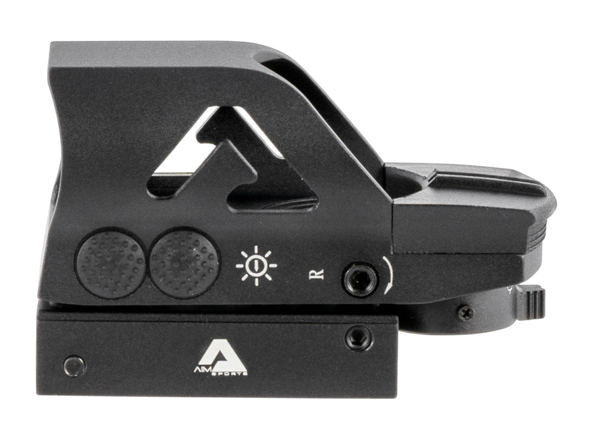 Aim Sports RT506C Full-Size Multi-Reticle Reflex Sight 1x34mm Red/Green Matte Black