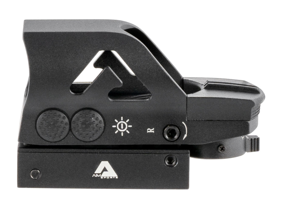 Aim Sports RT506C Full-Size Multi-Reticle Reflex Sight 1x34mm Red/Green Matte Black
