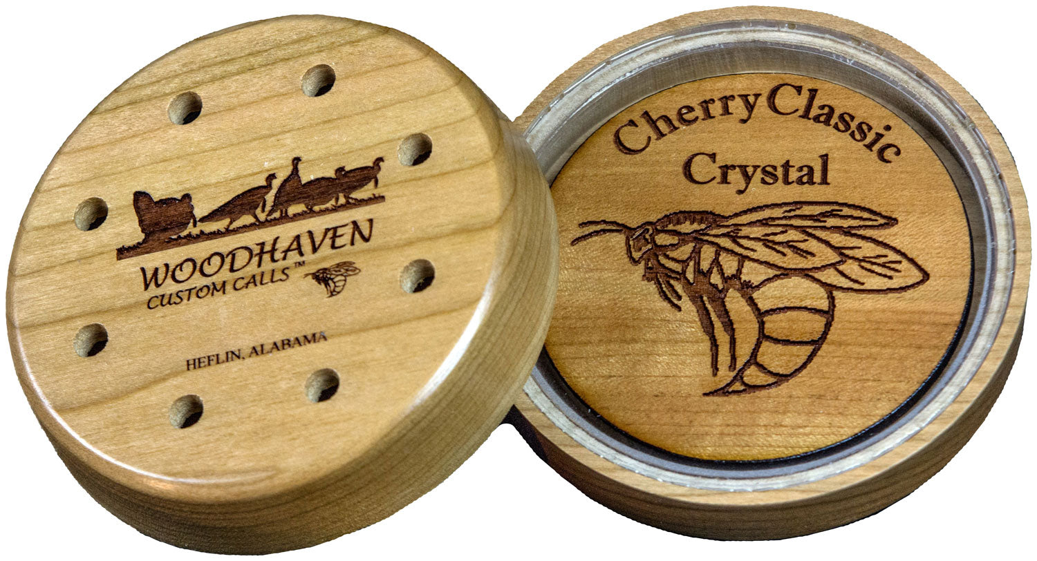 Woodhaven WH055 Cherry Classic Natural Crystal Turkey Friction Call