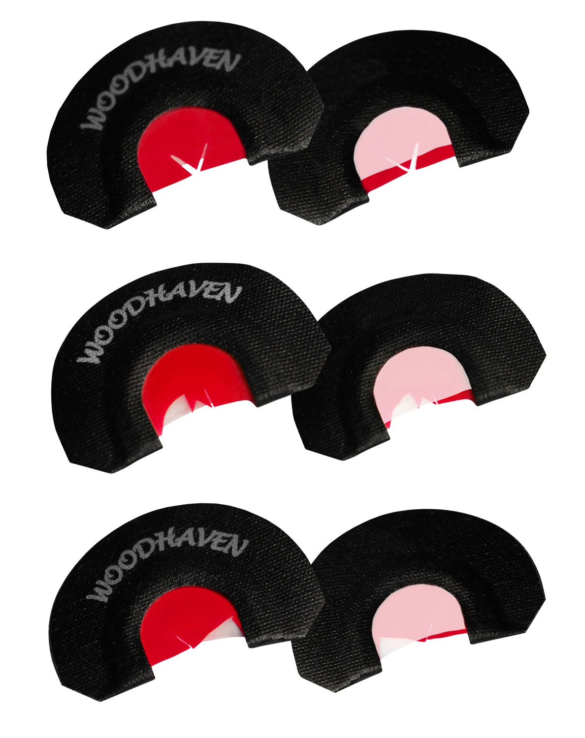Woodhaven WH301 Red Ninja Power V Diaphragm Turkey Calls 3 Per Pack