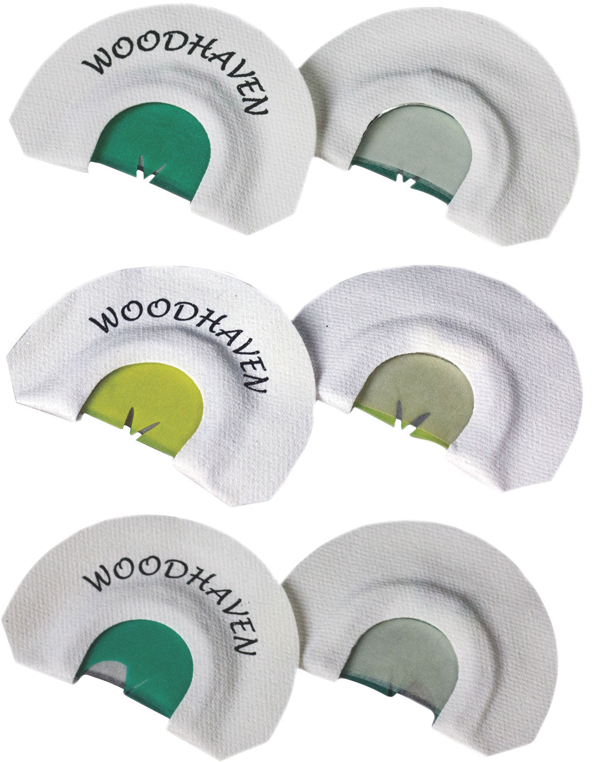 Woodhaven WH016 Top 3 Pro Pack Diaphragm Turkey Calls Triple Reed 3 Per Pkg