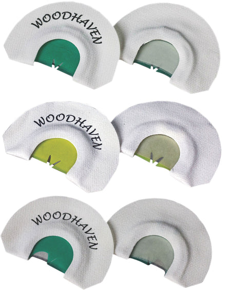 Woodhaven WH016 Top 3 Pro Pack Diaphragm Turkey Calls Triple Reed 3 Per Pkg