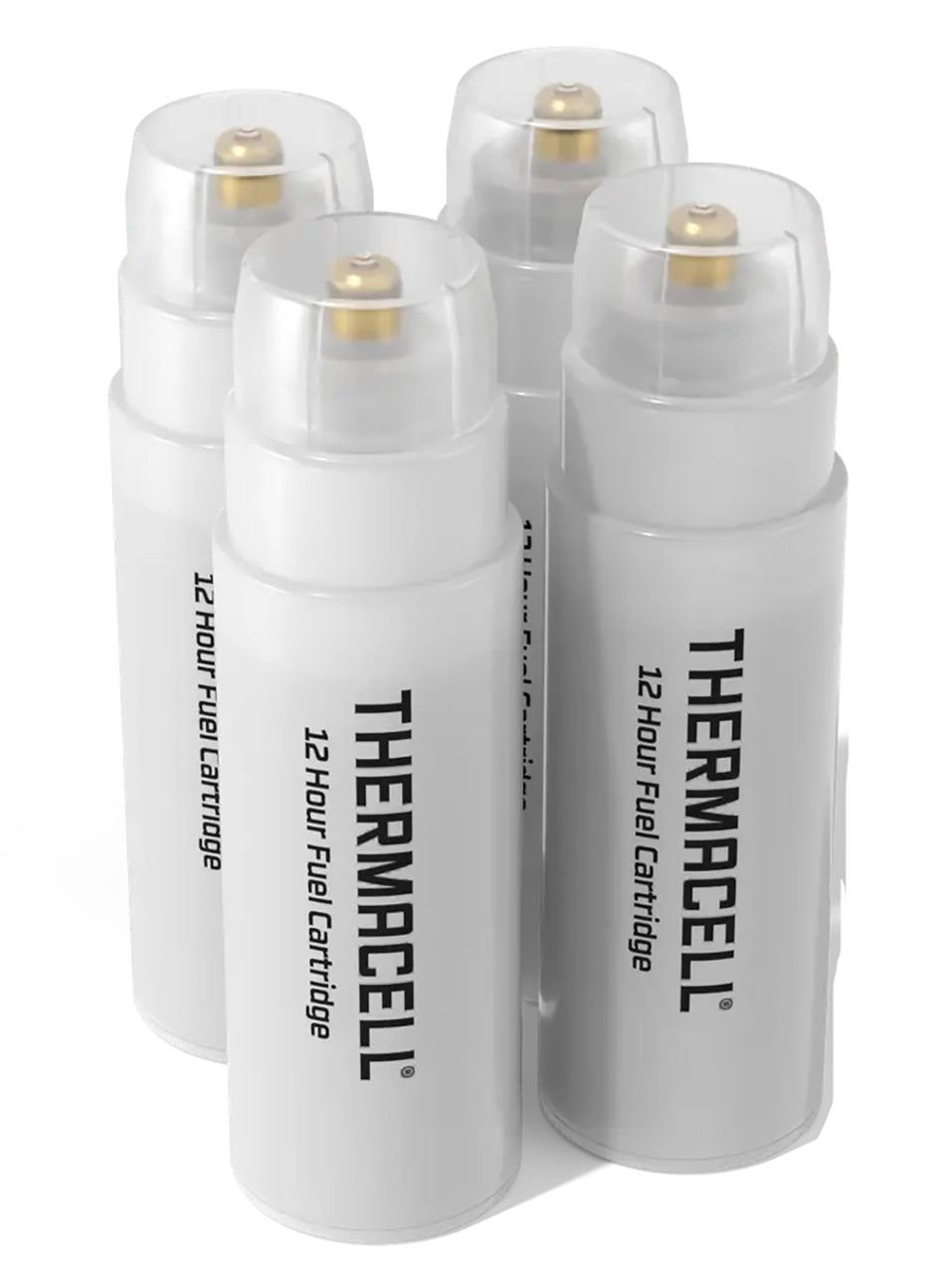 Thermacell C4 Repellent Fuel Cartridge Refills 4-Pack Odorless 15 ft Mosquito Protection 48-Hour Coverage