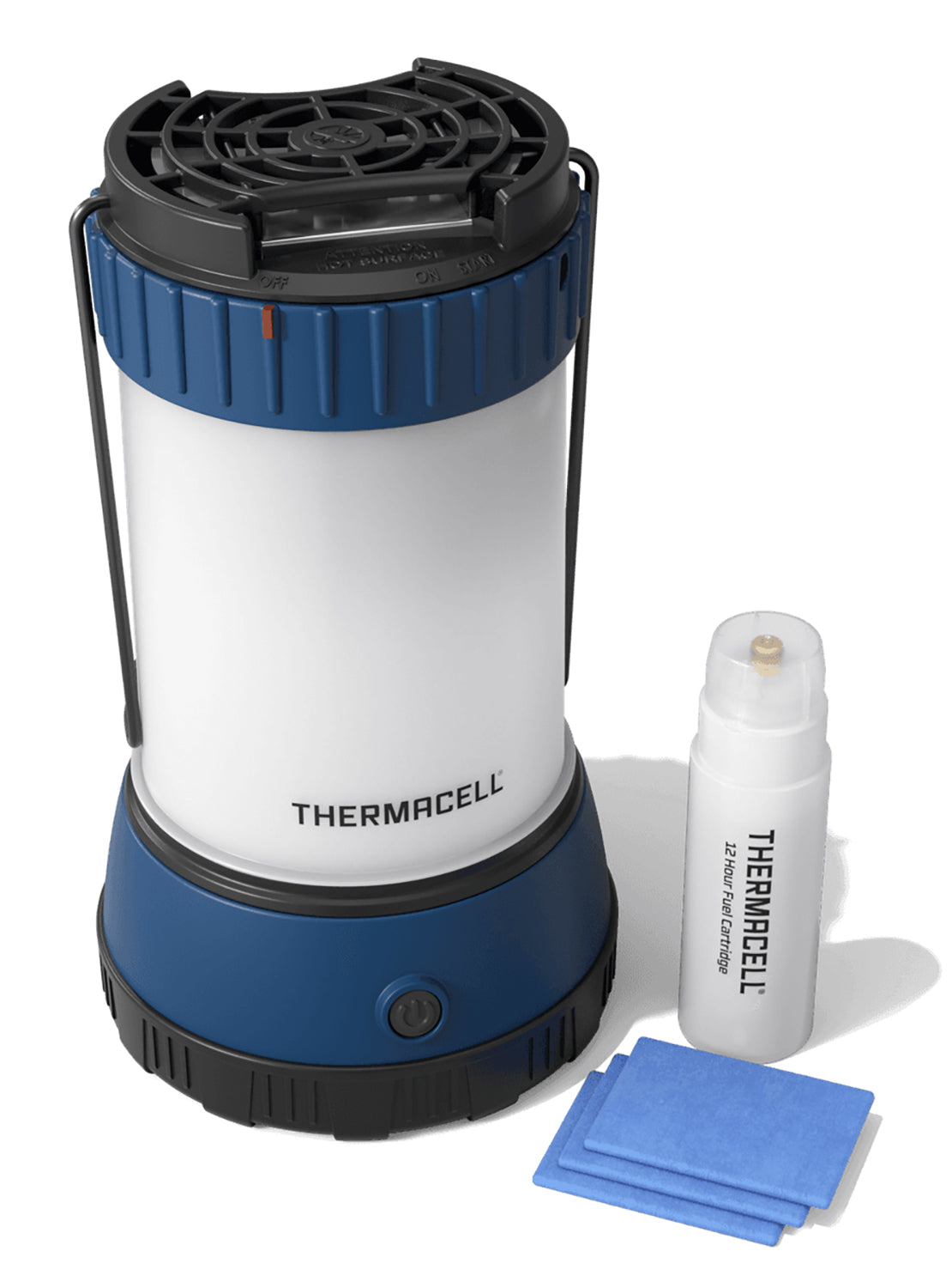 Thermacell Scout Mosquito Repellent Lantern Blue MRCLE 15 ft Zone LED 220 Lumens