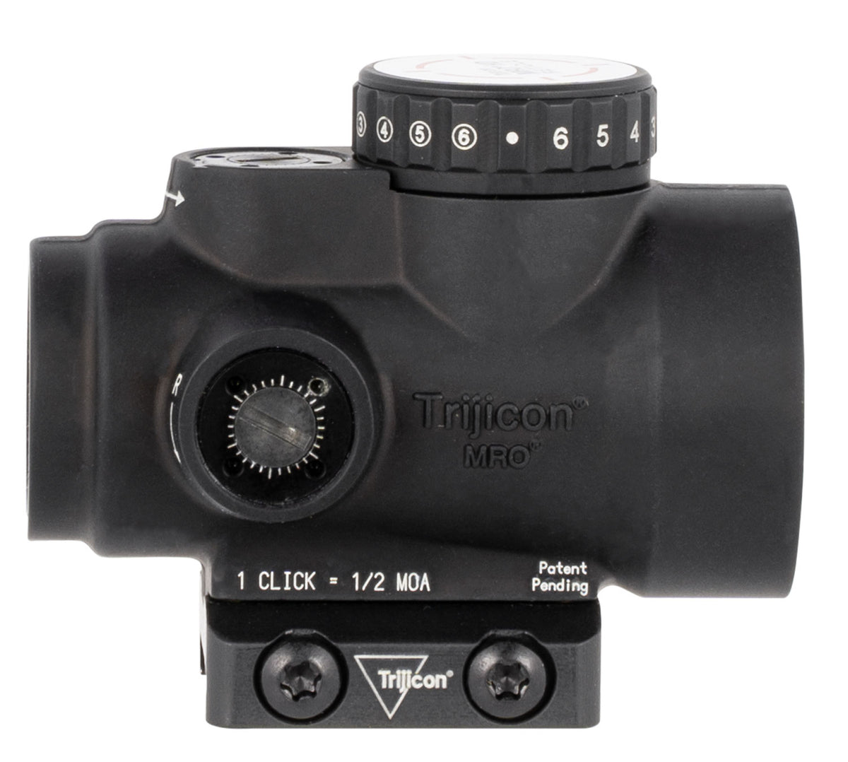 Trijicon MRO HD 2200051 Matte Black 1x25 Multi Reticle 2 MOA Red Dot Sight Low Mount Included