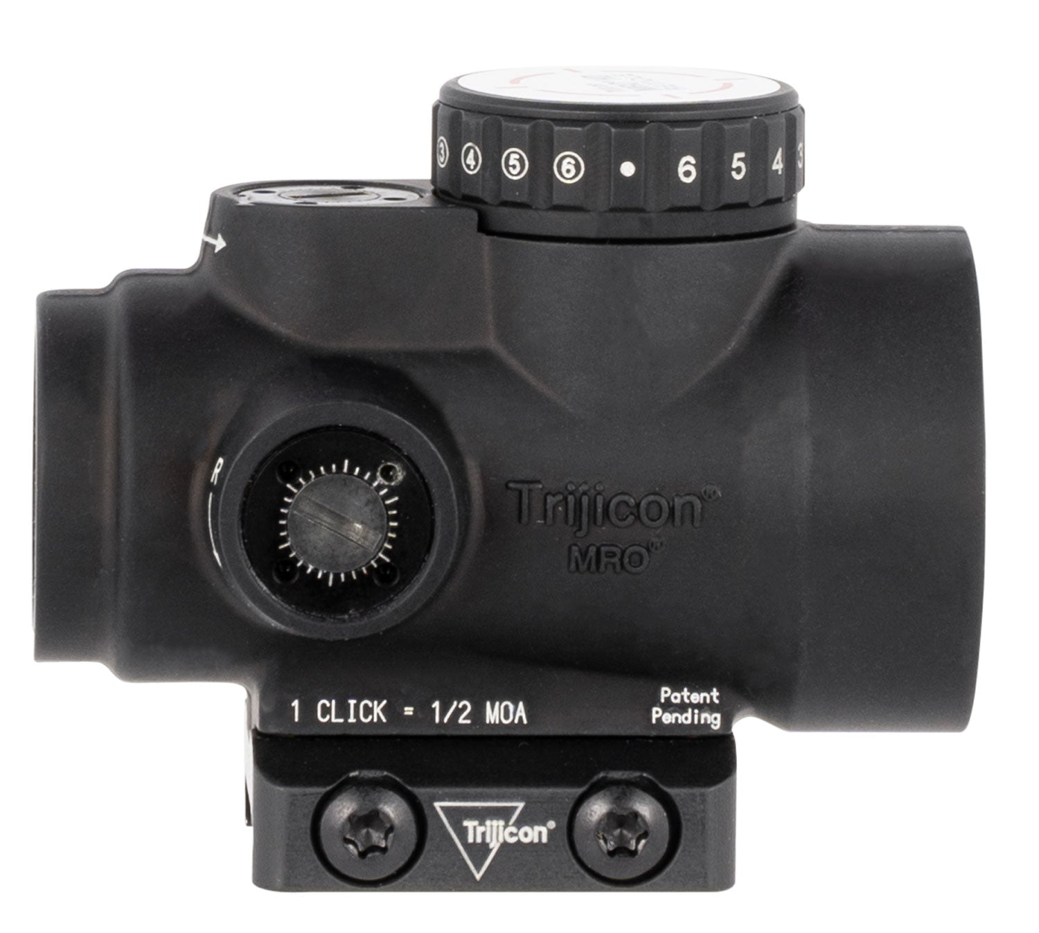 Trijicon MRO HD 2200051 Matte Black 1x25 Multi Reticle 2 MOA Red Dot Sight Low Mount Included