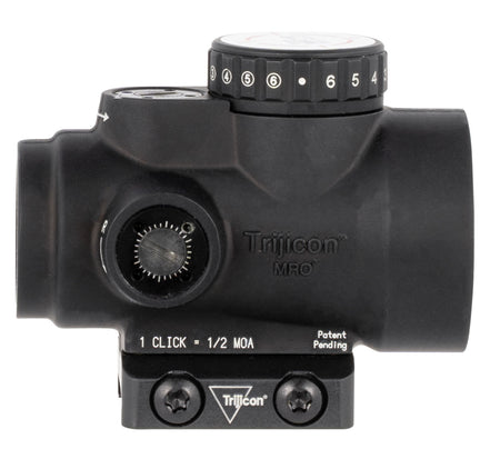 Trijicon MRO HD 2200051 Matte Black 1x25 Multi Reticle 2 MOA Red Dot Sight Low Mount Included