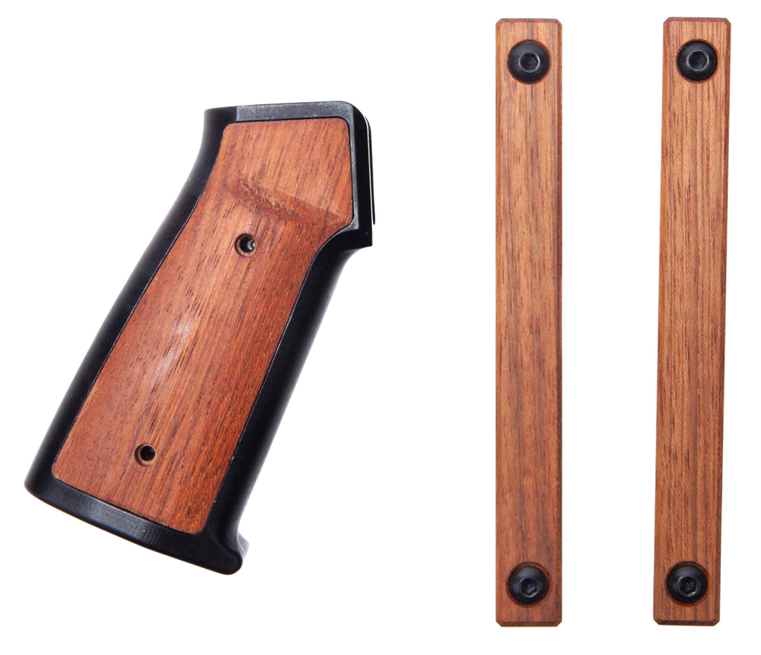 Sharps Bros SBARG01 AR-15 Grip and M-LOK Panel Set with Brazilian Cherry Wood