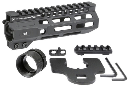 Midwest Industries M-LOK Combat Rail AR Platform Black Hard Coat Anodized 6" Handguard