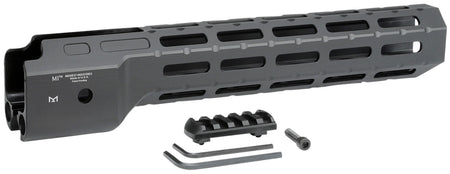 Midwest Industries Ruger PC9 Combat M-LOK Handguard 12" 6061-T6 Aluminum Black Hardcoat Anodized