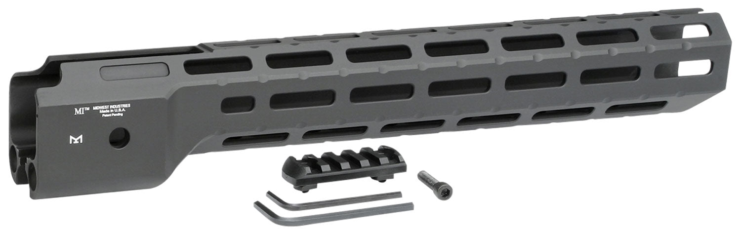 Midwest Industries Combat M-LOK 14" Handguard Ruger PC9 6061 Aluminum Black Anodized