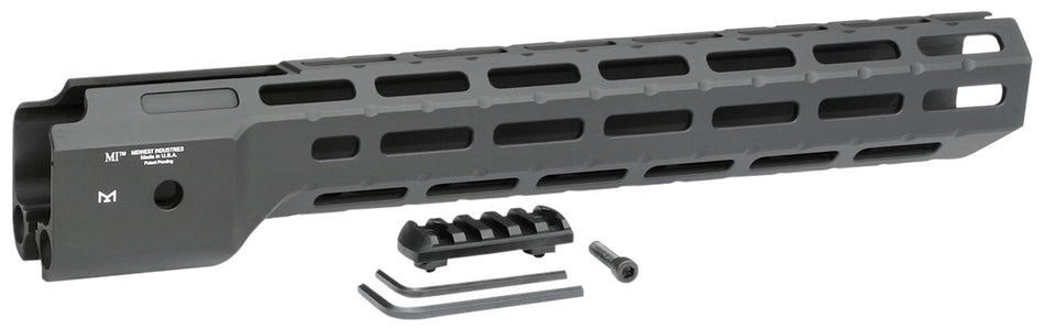 Midwest Industries Combat M-LOK 14" Handguard Ruger PC9 6061 Aluminum Black Anodized