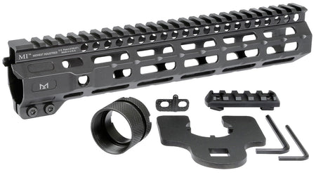 Midwest Industries 10.50" Combat AR-15 M-LOK Handguard Picatinny Black Hardcoat Anodized 6061-T6 Aluminum