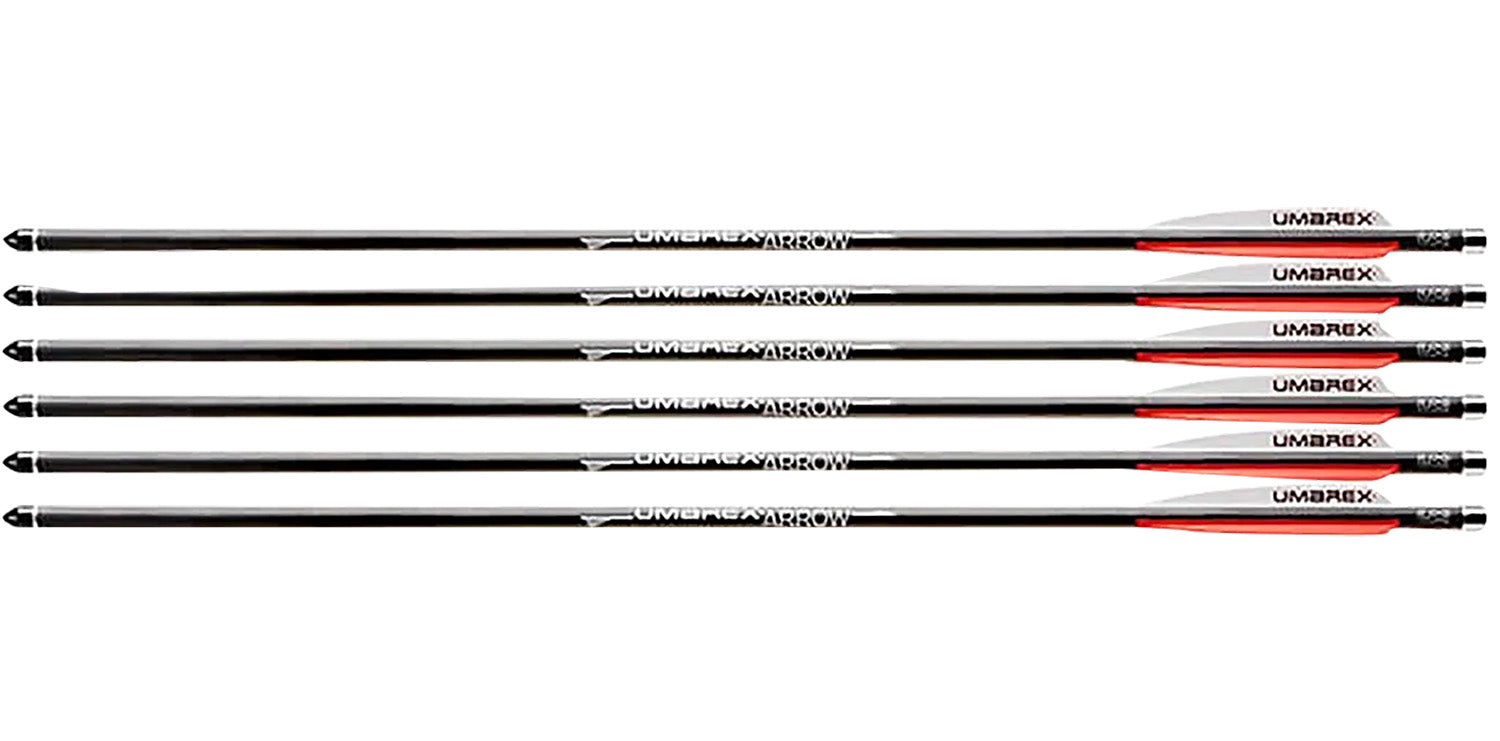 Umarex AirSaber 2252661 Carbon Fiber Arrow 6-Pack with Included Field Tips