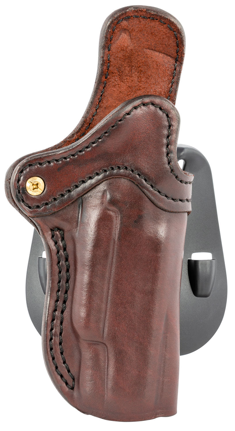1791 Gunleather BH1 Optic Ready Signature Brown Leather OWB Paddle Holster with Adjustable Cant for 1911 4-5" Barrel, Right Hand