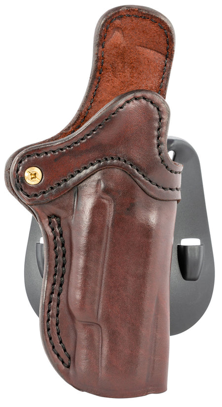 1791 Gunleather BH1 Optic Ready Signature Brown Leather OWB Paddle Holster with Adjustable Cant for 1911 4-5" Barrel, Right Hand