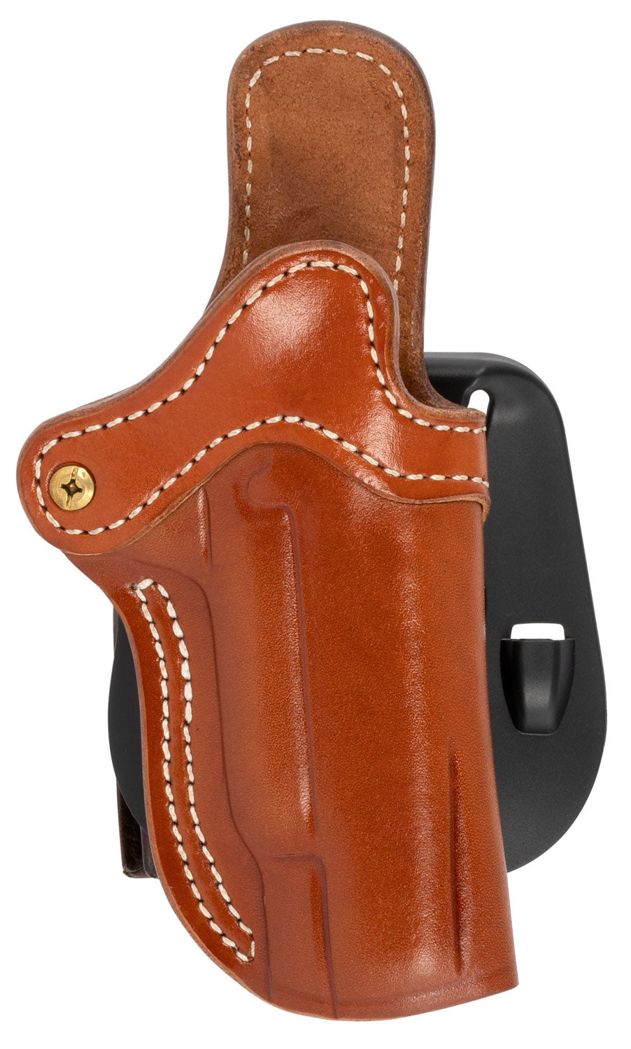 1791 Gunleather BH1 Optic Ready Classic Brown Leather OWB Paddle Holster with Adjustable Cant for 1911 4-5" Barrel, Right Hand