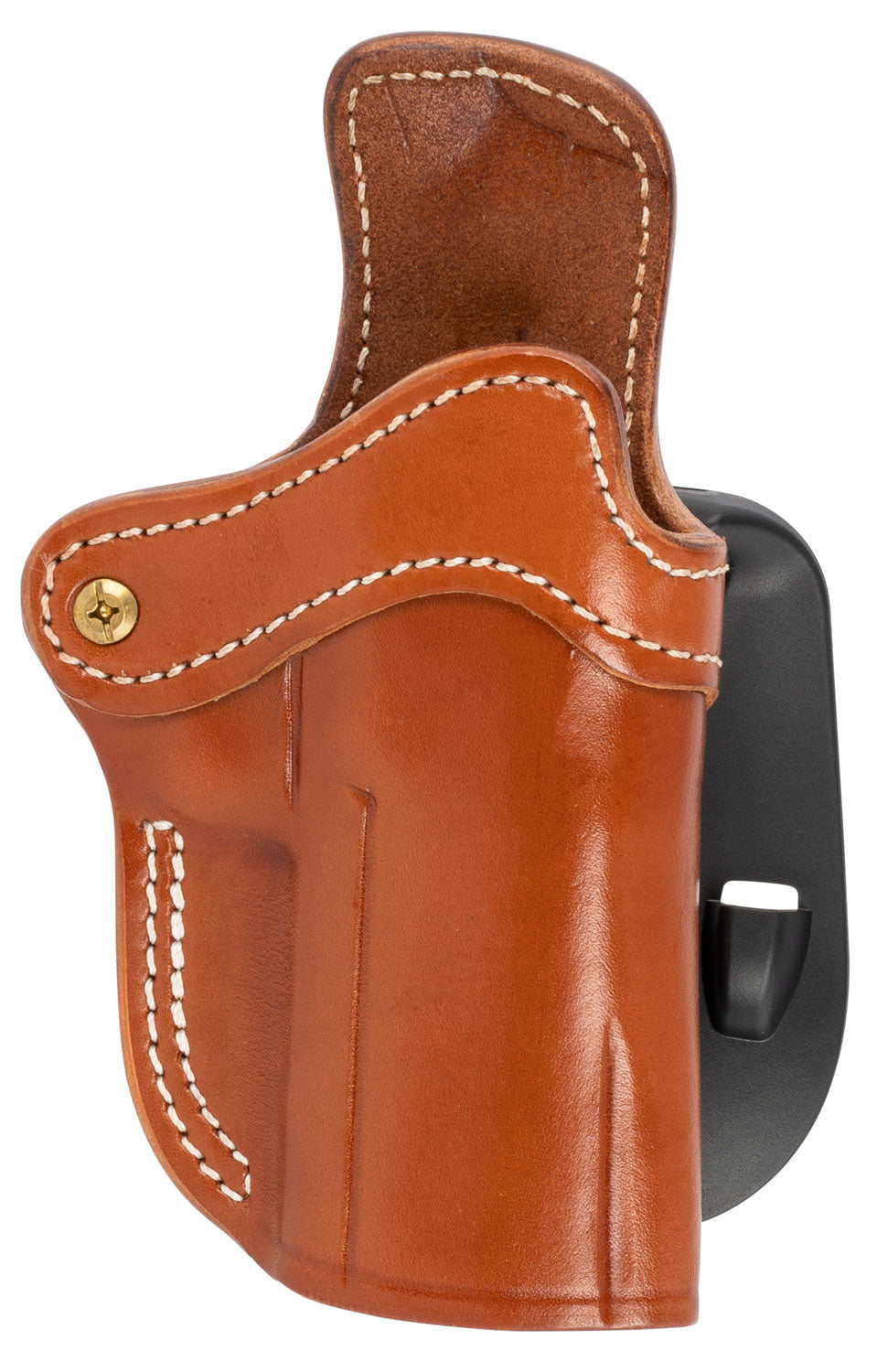 1791 Gunleather BH2.4 Optic Ready Classic Brown Leather OWB Paddle Holster Compatible with Walther PPQ, Sig P320 & Springfield XD-M