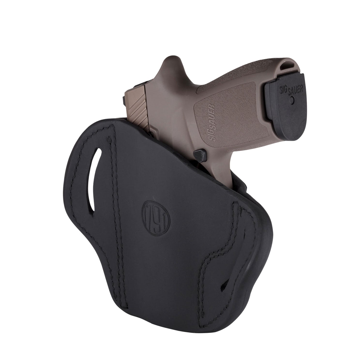 1791 Gunleather Optic Ready OWB Belt Slide BH2.4S Stealth Black – Fits FN 509, HK VP9SK, Right Hand