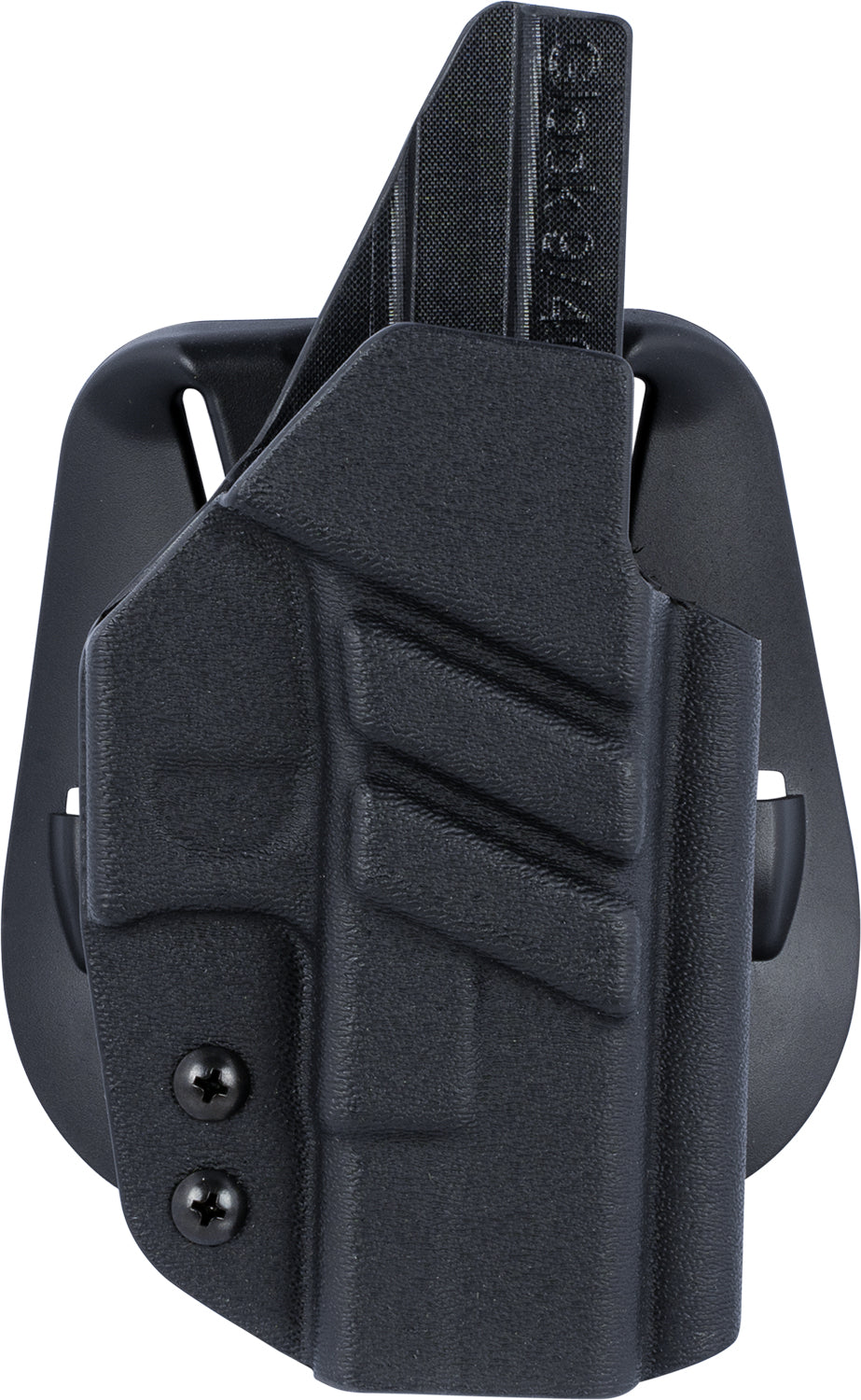 1791 Gunleather OWB Kydex Paddle Holster – Black, Glock 17/19/22/23/26/27/45 Compatible, Right Hand
