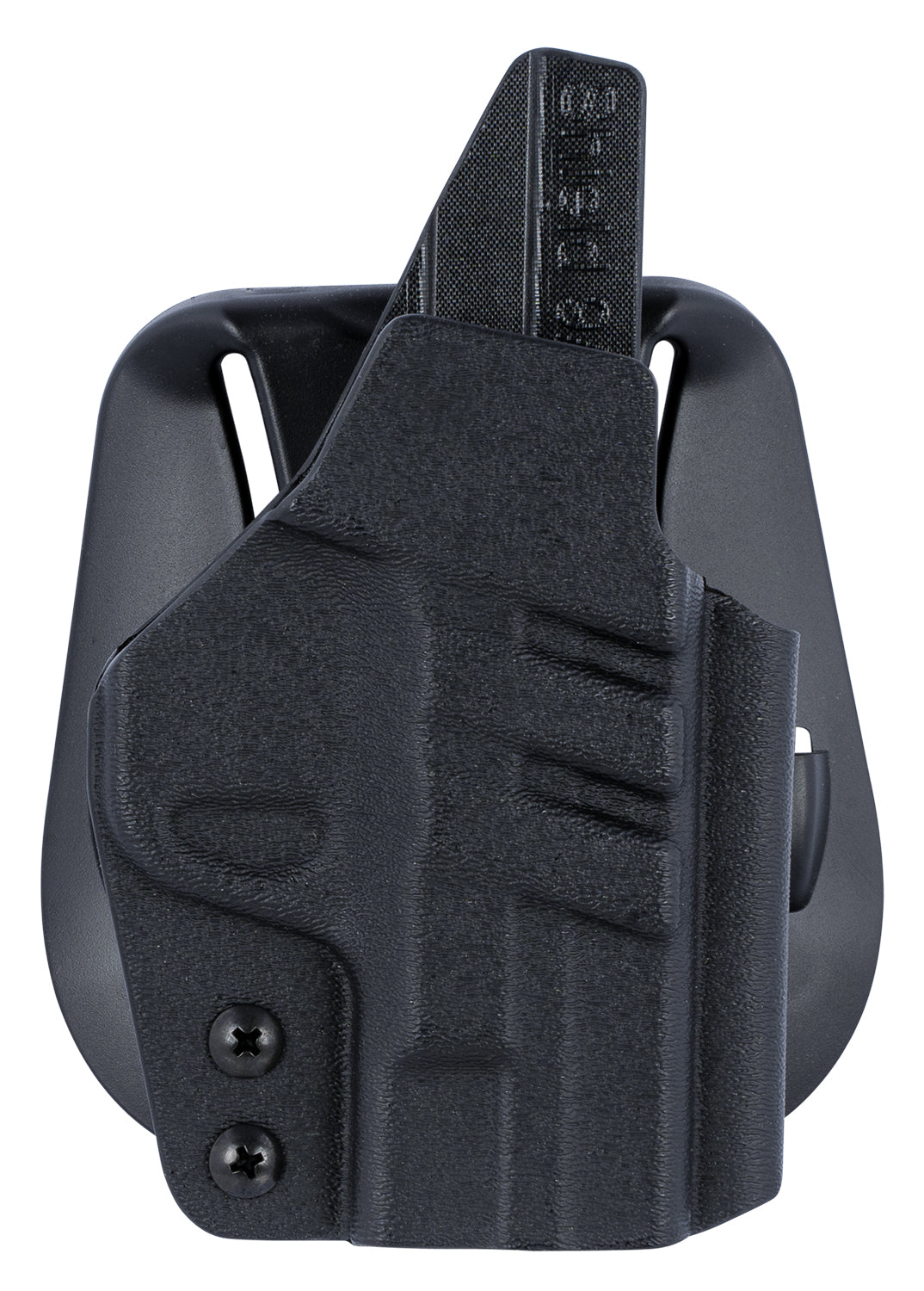 1791 Gunleather OWB Kydex Paddle Holster Black – S&W M&P Shield & Shield Plus Compatible, Right Hand