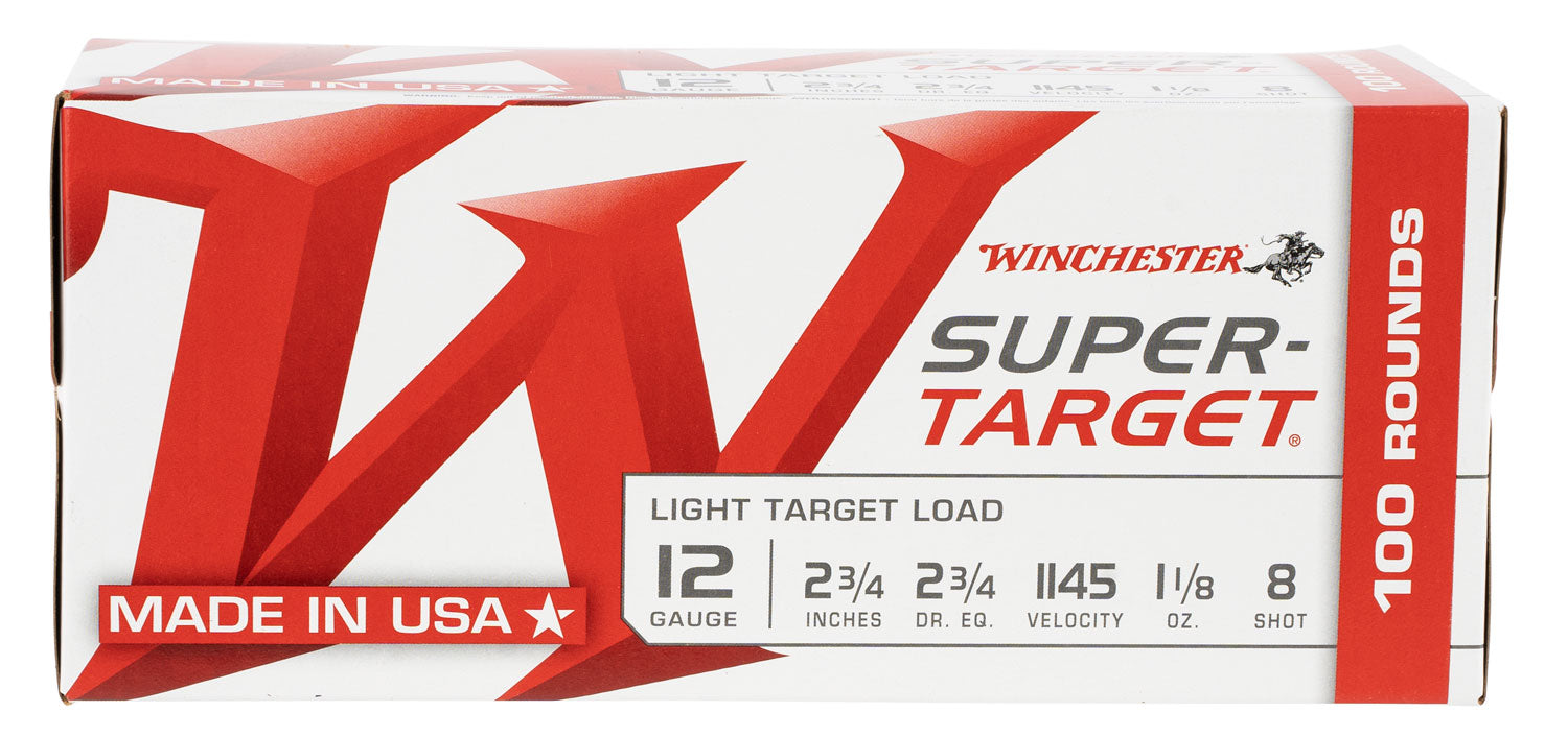 Winchester TRGT128VP Super-Target Light Target 12 Gauge 2-3/4 1-1/8oz #8 1145 fps