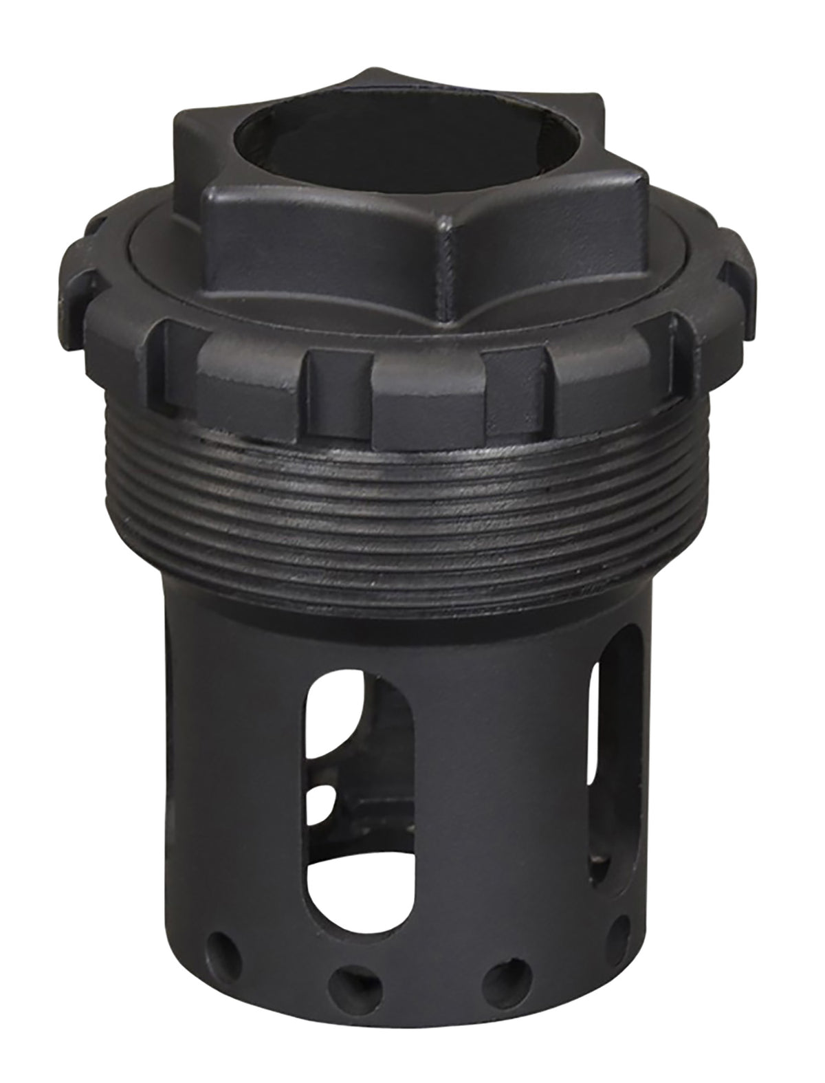Yankee Hill Nielsen Booster Assembly 1-3/8"-24 for Handgun Suppressors – 17-4 SS, Matte Black