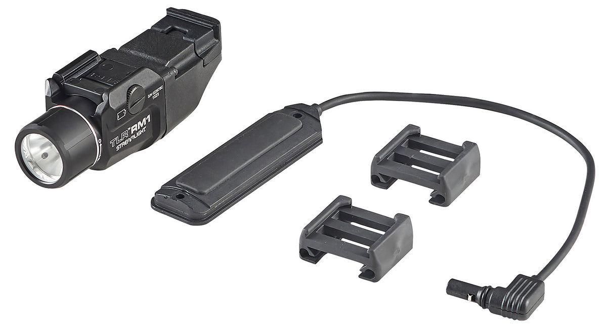 Streamlight TLR-1 RM Picatinny-Mount Gun Light, 500 Lumens White LED, Black Anodized Aluminum