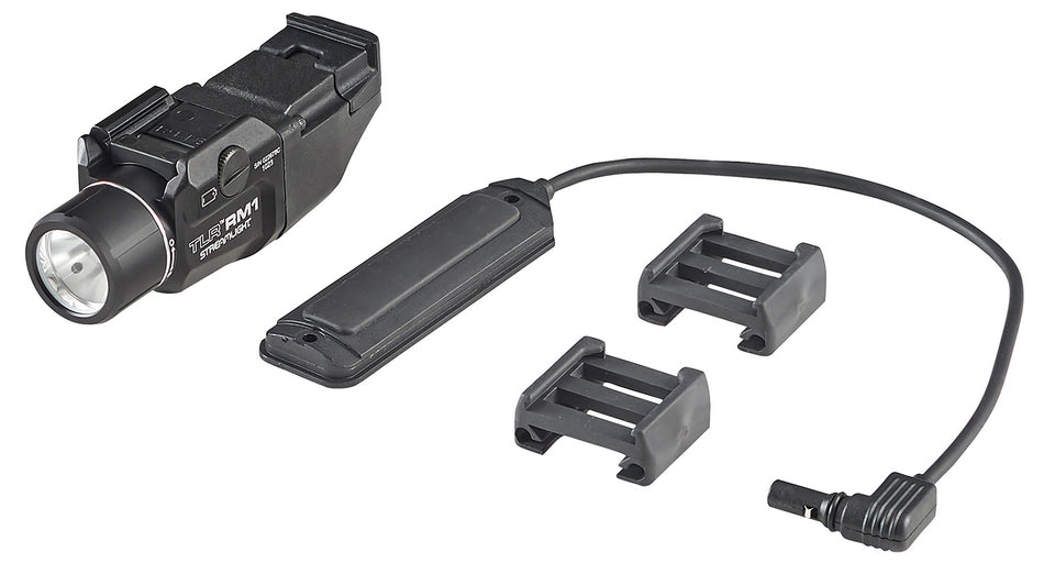 Streamlight TLR-1 RM Picatinny-Mount Gun Light, 500 Lumens White LED, Black Anodized Aluminum