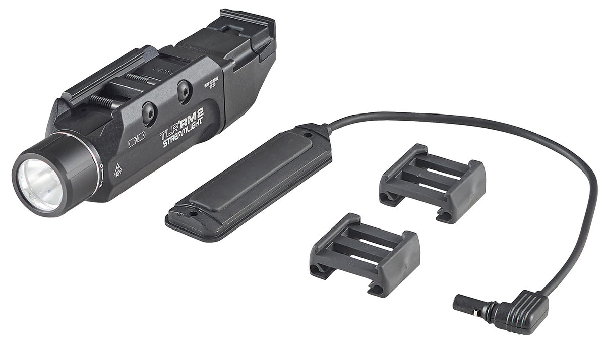 Streamlight TLR-2 RM Picatinny-Mount Gun Light with Remote Switch, 1,000 Lumens, Black Anodized