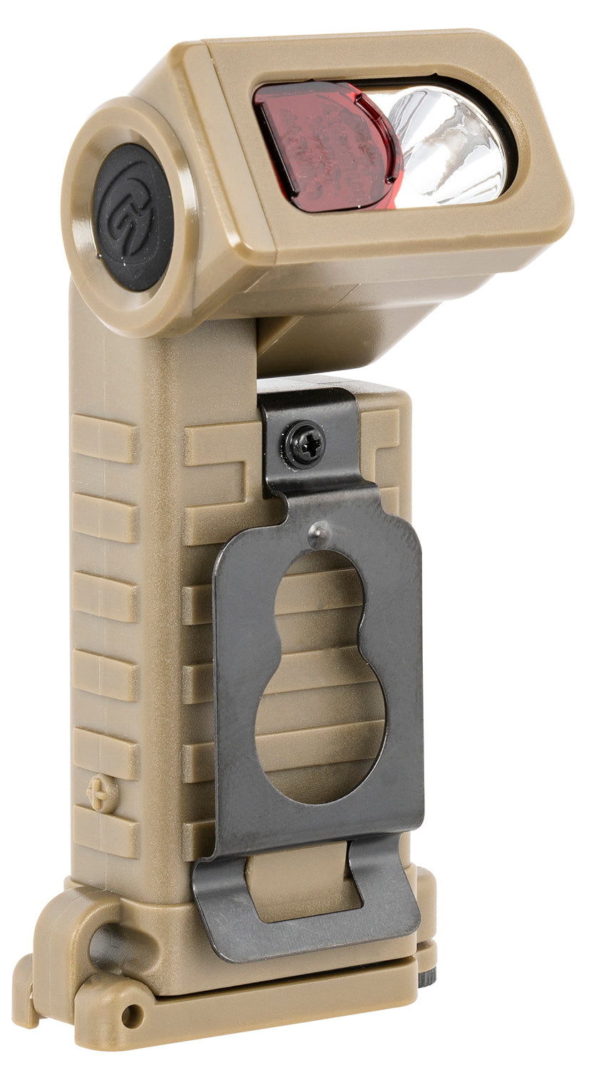 Streamlight Sidewinder Boot 55-Lumen Military Flashlight, Red/White LED, Belt Clip, Coyote