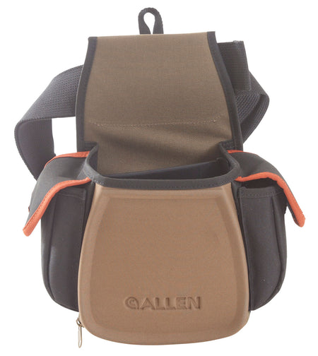 Allen 8306 Eliminator Pro Double Compartment Range Bag Black Coffee Copper with Adjustable Belt