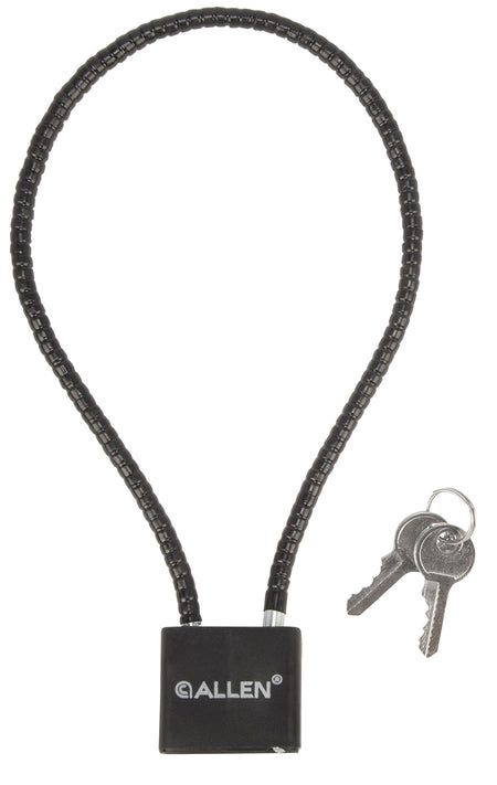 Allen 15414 Universal Cable Gun Lock Stainless Steel with Two Keys for Shotguns Rifles Handguns