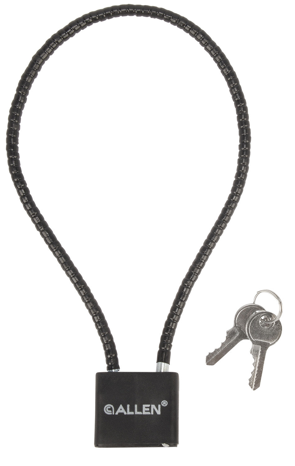 Allen 15414 Universal Cable Gun Lock Stainless Steel with Two Keys for Shotguns Rifles Handguns