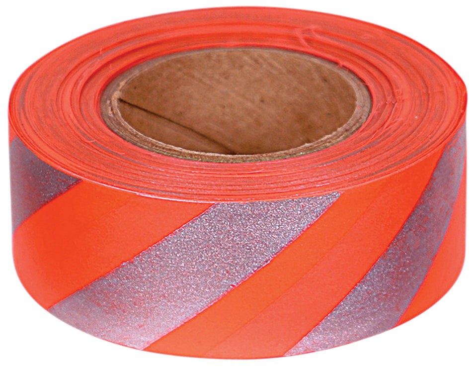 Allen 46 150-Foot Orange Reflective Flagging Tape Roll High Visibility Outdoor Marker