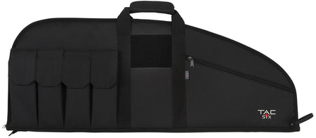 Tac Six Range Tactical 32" Rifle Case Black Endura Morale Patch Loop Lockable