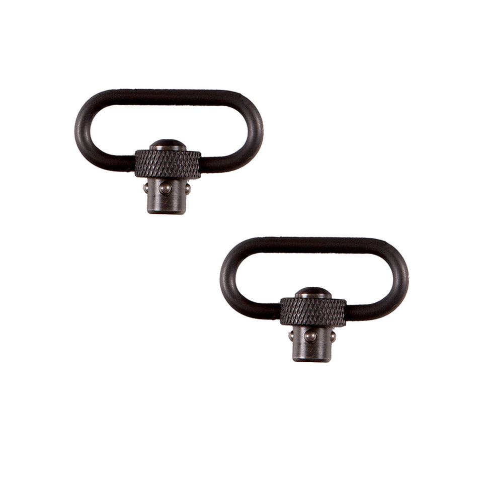 Allen Quick Detach Push Button Sling Swivel Set 1.25" Black Steel
