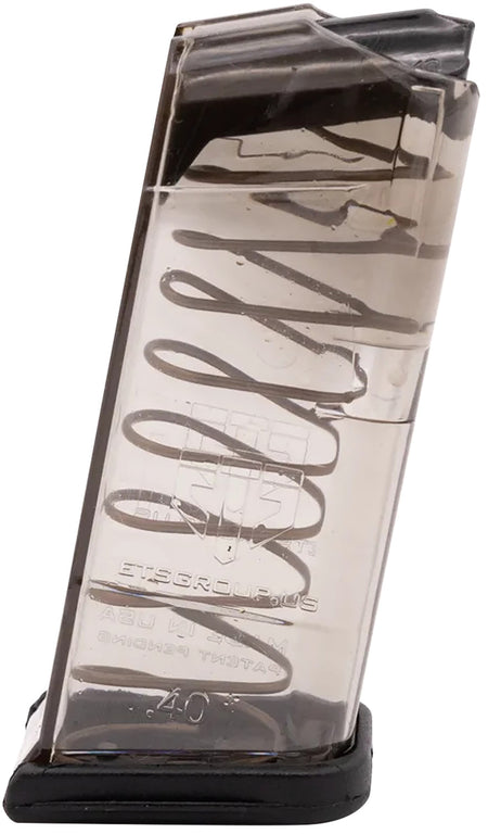 ETS Group 9rd .40 S&W Clear Polymer Magazine Compatible with Glock 27