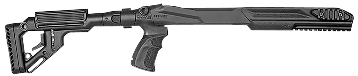 FAB Defense Ruger 10/22 Precision Stock Conversion Kit Left-Fold Adjustable Cheekrest Matte Black Fiberglass