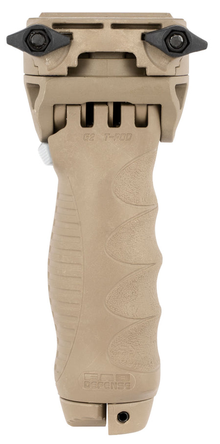 FAB Defense T-Pod G2 Flat Dark Earth Tactical Foregrip & Bipod 5-Position Picatinny Rail Mount