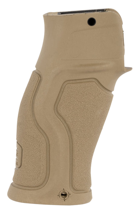 FAB Defense FXGRADUSFBVT Gradus AR-15 Flat Dark Earth Beavertail Grip Rubber Overmold Polymer